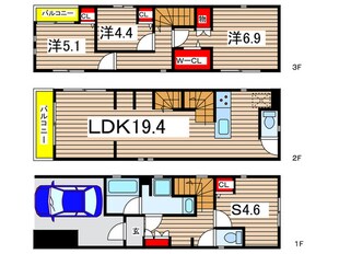 Kolet武蔵新城南#03の物件間取画像